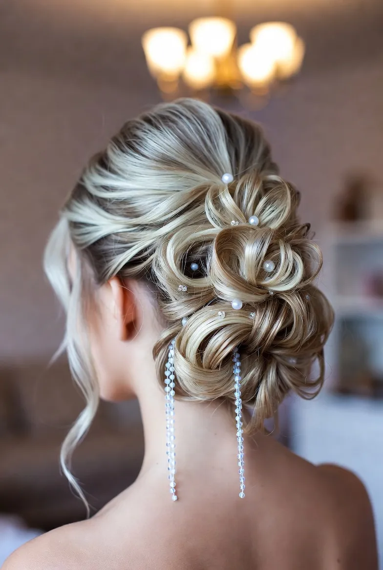 Penteado elegante para festas no Kbella Beauty Studio